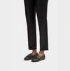 ALLEGRO FRINGE BUCKLED Womens Loafers Black