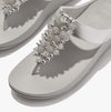 FINO BAUBLE-BEAD Womens Toe Post Sandals Silver