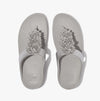 FINO BAUBLE-BEAD Womens Toe Post Sandals Silver