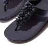 FINO BAUBLE-BEAD Womens Toe Post Sandals Midnight Navy
