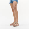 FitFlop HALO BEAD-CIRCLE Womens Toe Post Sandals Metallic Latte Beige