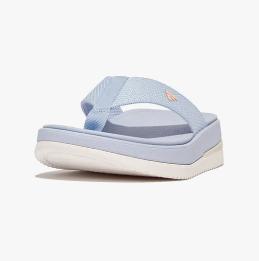 FitFlop SURFF TWO-TONE WEBBING Womens Toe Post Skywash Blue