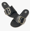 FitFlop GRACIE MAXI-BUCKLE Womens Slides Black