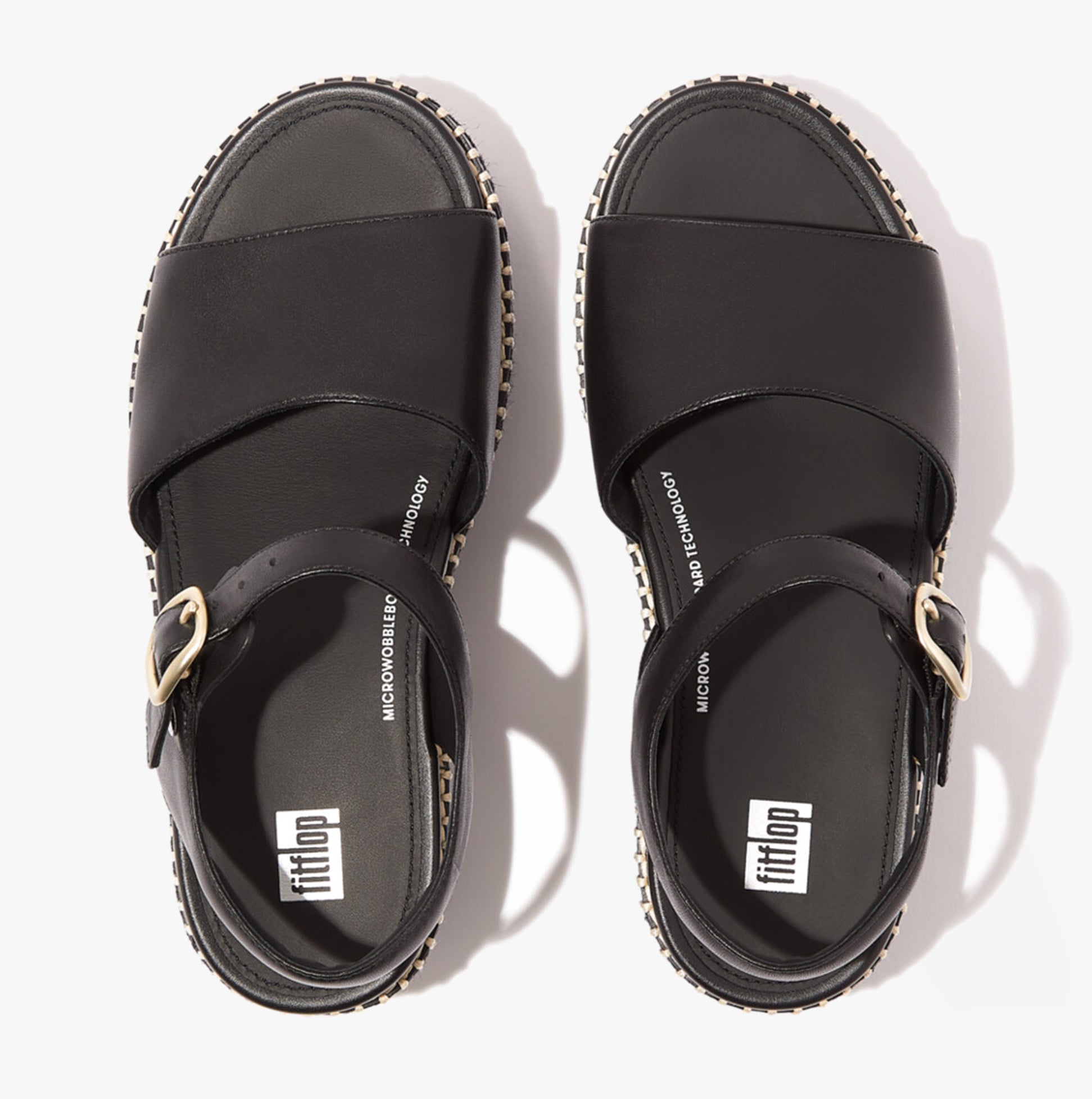 FitFlop ELOISE BACK STRAP Womens Espadrille Black