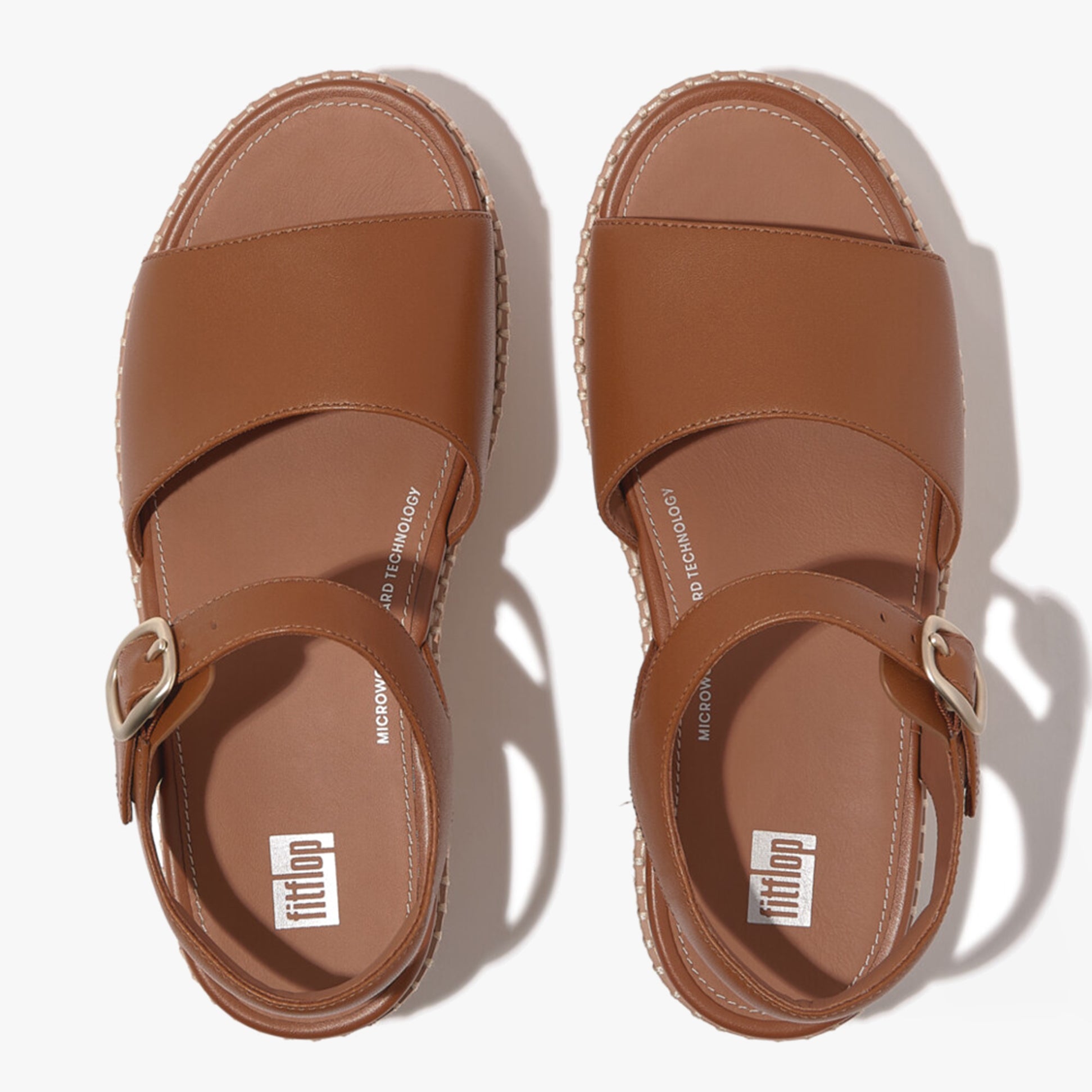 FitFlop ELOISE BACK STRAP Womens Espadrille Light Tan