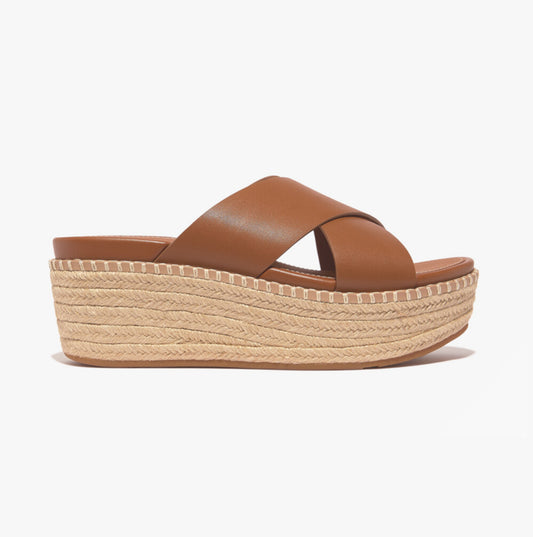 FitFlop ELOISE WEDGE Womens Espadrille Light Tan