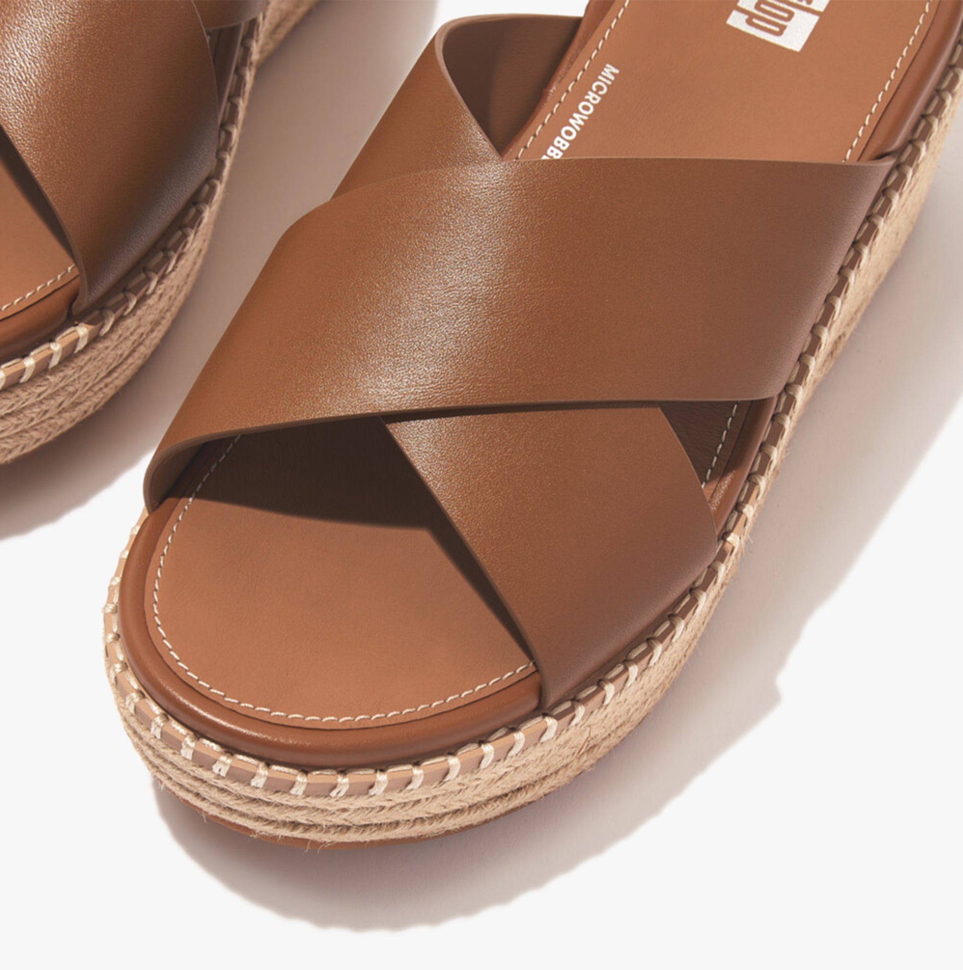 FitFlop ELOISE WEDGE Womens Espadrille Light Tan