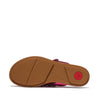 GRACIE JEWEL-DELUXE Womens Flip Flops Metallic Wild Raspberry