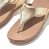 LULU LEATHER Womens Toe Post Sandals Platino