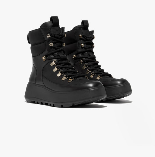 FitFlop F-MODE Womens Ankle Boots Black