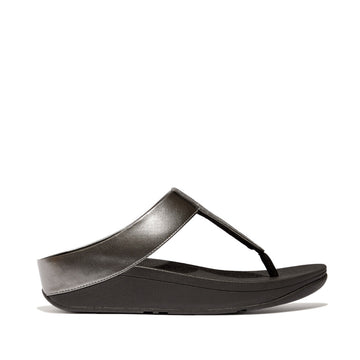 FINO GLITTERDUST  METALLIC Womens Toe Post Sandals Pewter