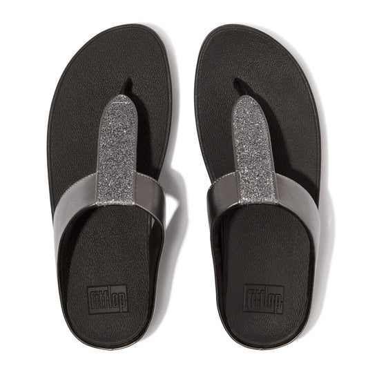 FINO GLITTERDUST  METALLIC Womens Toe Post Sandals Pewter