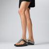 FINO GLITTERDUST  METALLIC Womens Toe Post Sandals Pewter