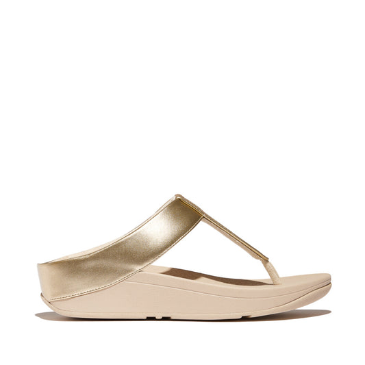 FINO GLITTERDUST  METALLIC Womens Toe Post Sandals Platino