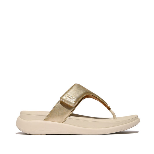 F-MODE GO Womens Toe Post Sandals Platino