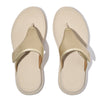 F-MODE GO Womens Toe Post Sandals Platino