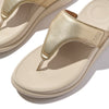 F-MODE GO Womens Toe Post Sandals Platino