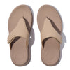 F-MODE GO Womens Toe Post Sandals Classic Beige