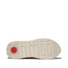 F-MODE LEATHER Womens Trainers Urban White/Silver