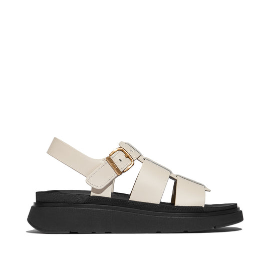 GEN-FF LEATHER Womens Fisherman Sandals Paris Beige