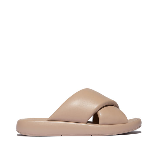 iQUSHION D-LUXE Womens Slides Classic Beige