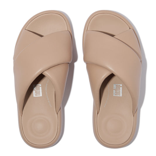 iQUSHION D-LUXE Womens Slides Classic Beige