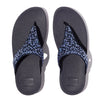 LULU CRYSTAL-MIX Womens Toe Post Sandals Midnight Navy
