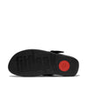 LULU RESIN-BUCKLE Womens Toe Post Sandals All Black