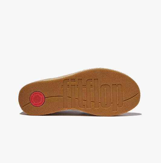 FitFlop PLATFFORMS ESPADRILLE Womens Wedge Sandals Deep Tan