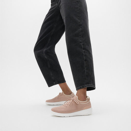 SUPER-Q KNIT Womens Trainers Beige Buff/Rose Gold