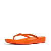 IQUSHION SPARKLE Womens Toe Post Sandals Pop Orange