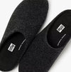FitFlop SHOVE FELT Mens Mule Slippers Steel Grey