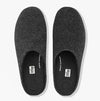 FitFlop SHOVE FELT Mens Mule Slippers Steel Grey