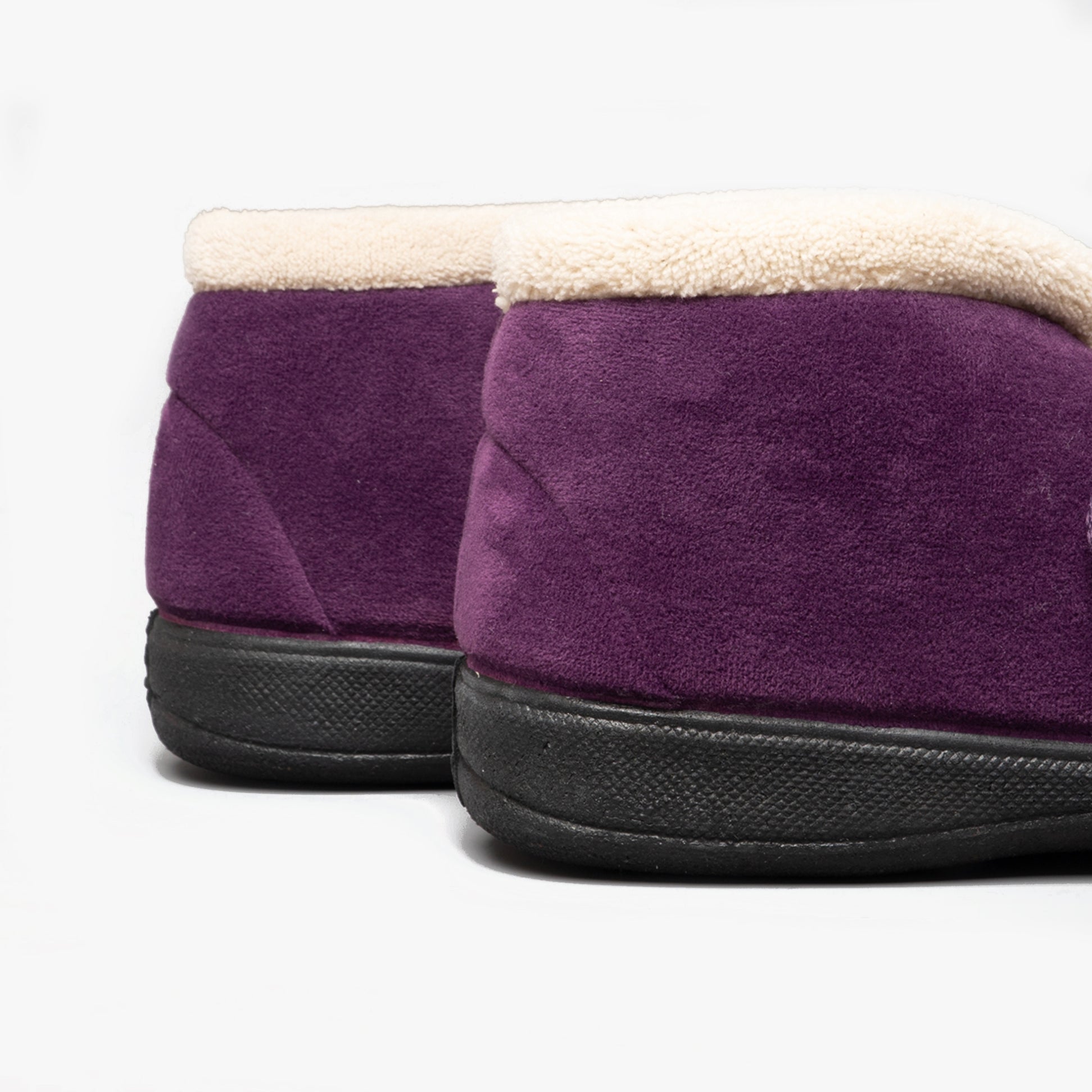 Fleet & Foster LEVITT Womens Boot Slippers Plum