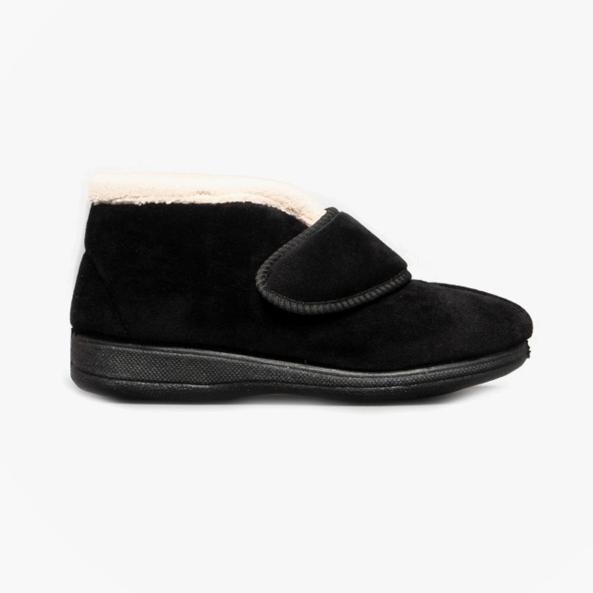 Fleet & Foster LEVITT Womens Boot Slippers Black
