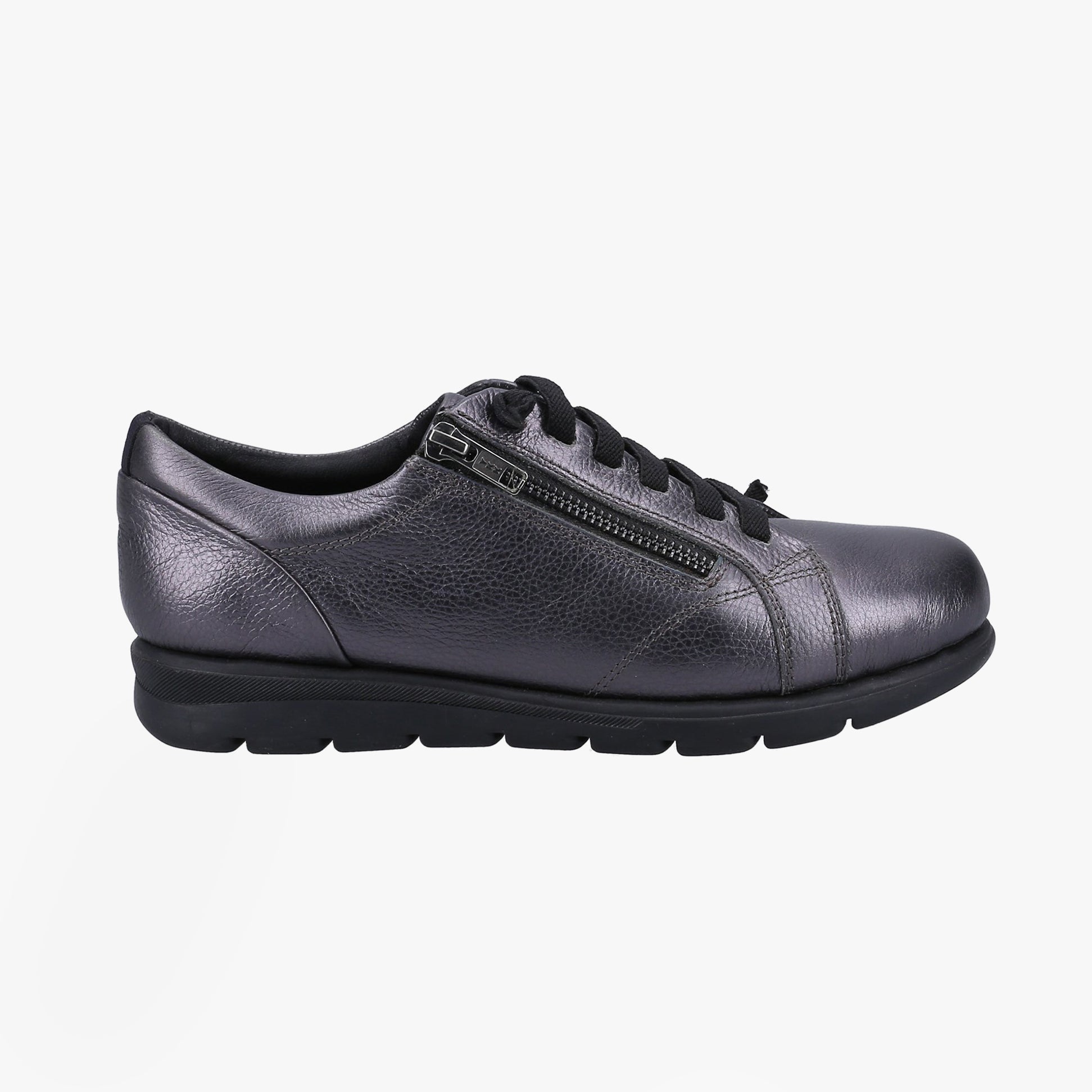 Fleet & Foster POLPERRO Lace Womens Shoes Pewter