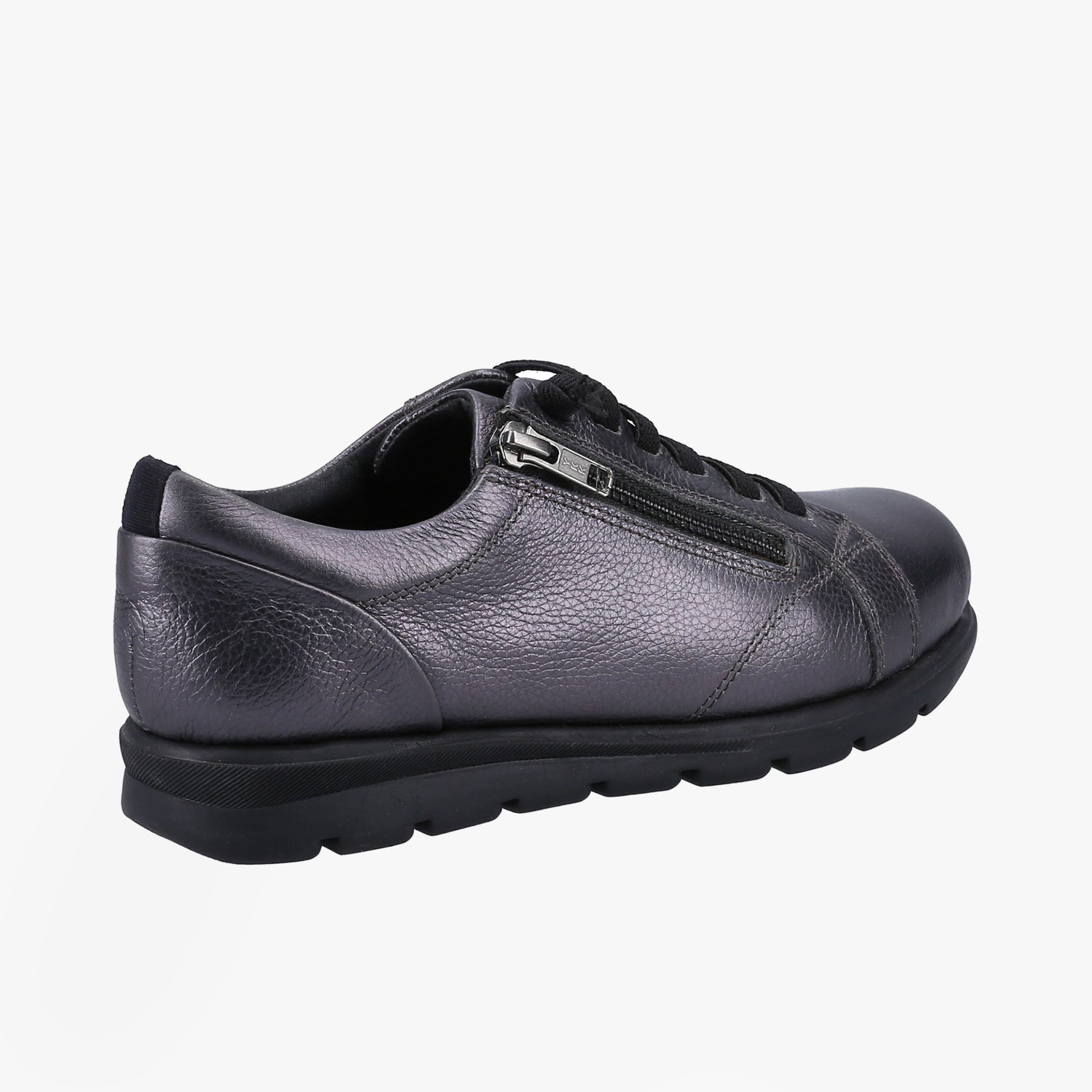 Fleet & Foster POLPERRO Lace Womens Shoes Pewter