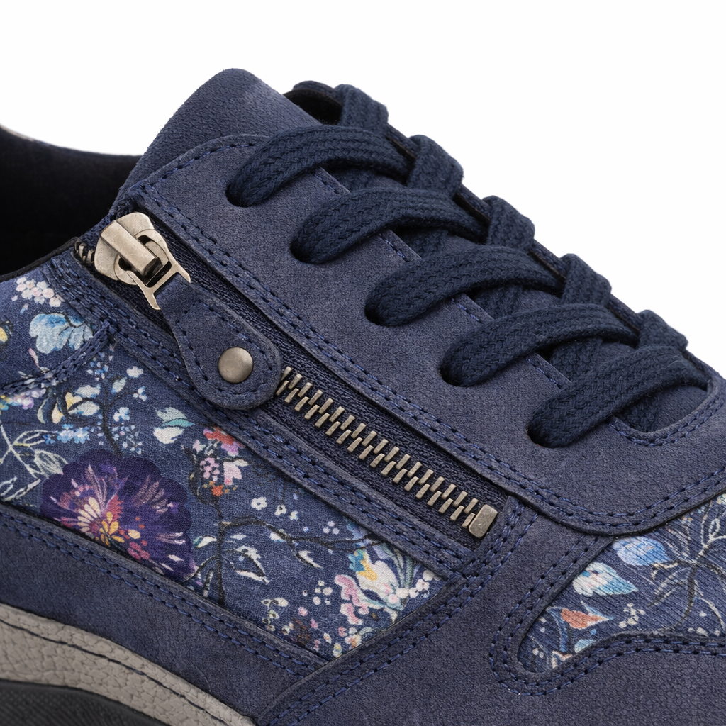 Cipriata CLITA Womens Casual Trainers Navy/Floral