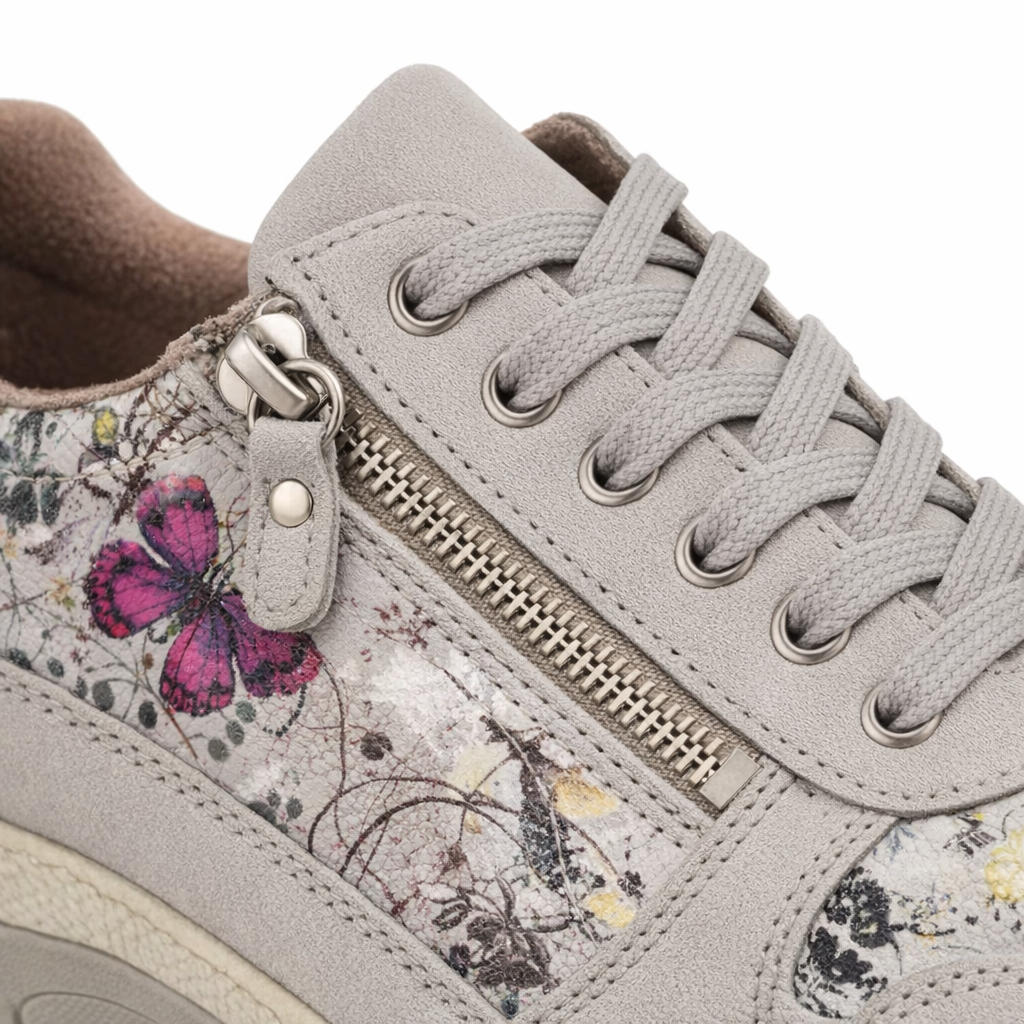 Cipriata CLITA Womens Casual Trainers Grey/Floral