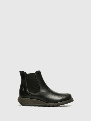 Fly London SALV Womens Chelsea Boots Black
