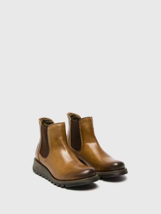 Fly London SALV Womens Chelsea Boots Camel