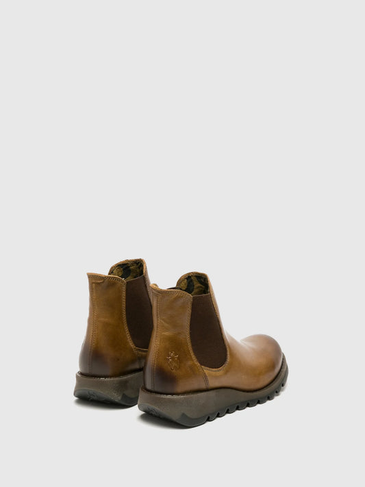 Fly London SALV Womens Chelsea Boots Camel