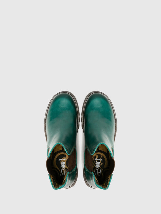 Fly London SALV Womens Chelsea Boots Petrol