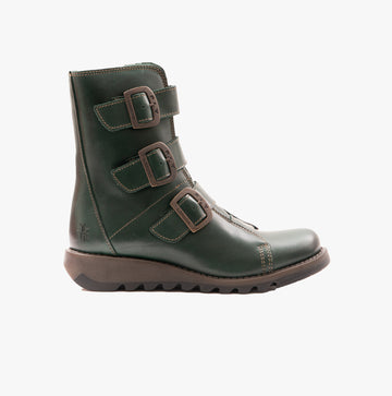 Fly London SCOP110FLY Womens Ankle Boots Petrol