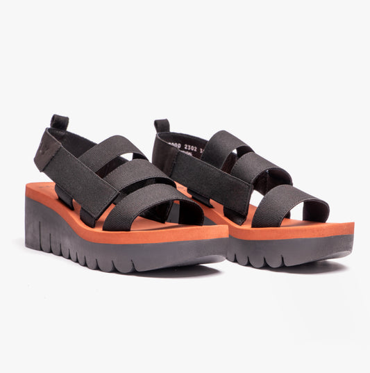 Fly London YERE847FLY Womens Slingback Sandals Black