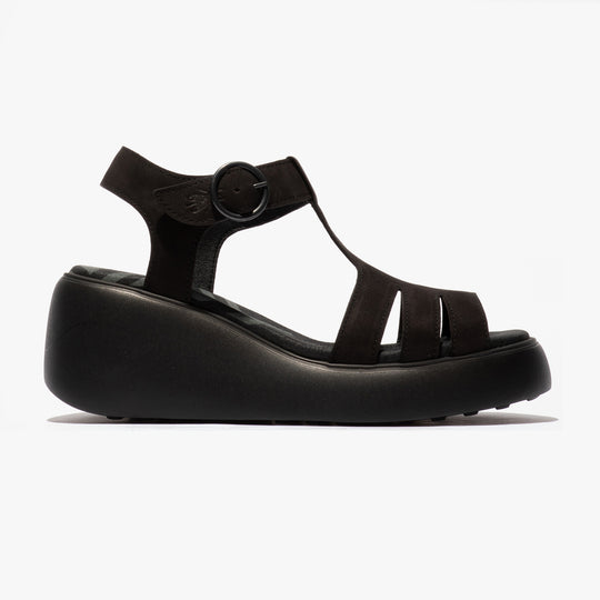Fly London DUMA955FLY Womens Sandals Black