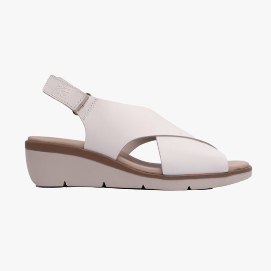 Fly London NABI058FLY Womens Sandals White
