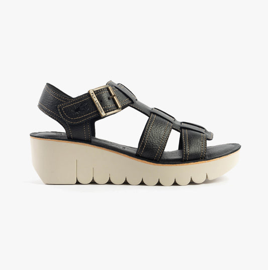 YUDD236FLY Womens Sandals Black