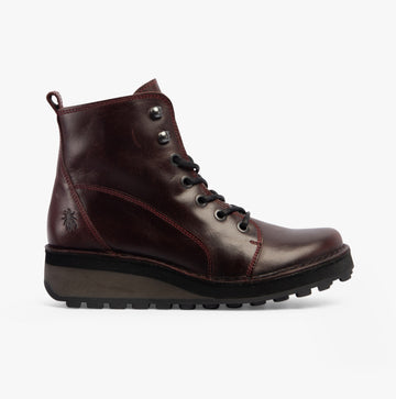 Fly London HAZI147FLY Womens Boots Wine