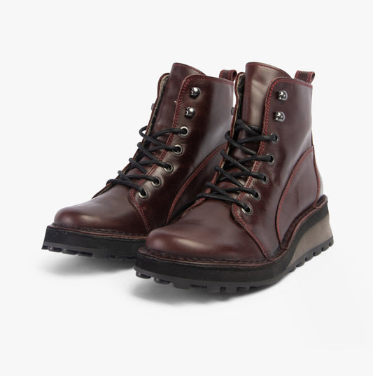 Fly London HAZI147FLY Womens Boots Wine